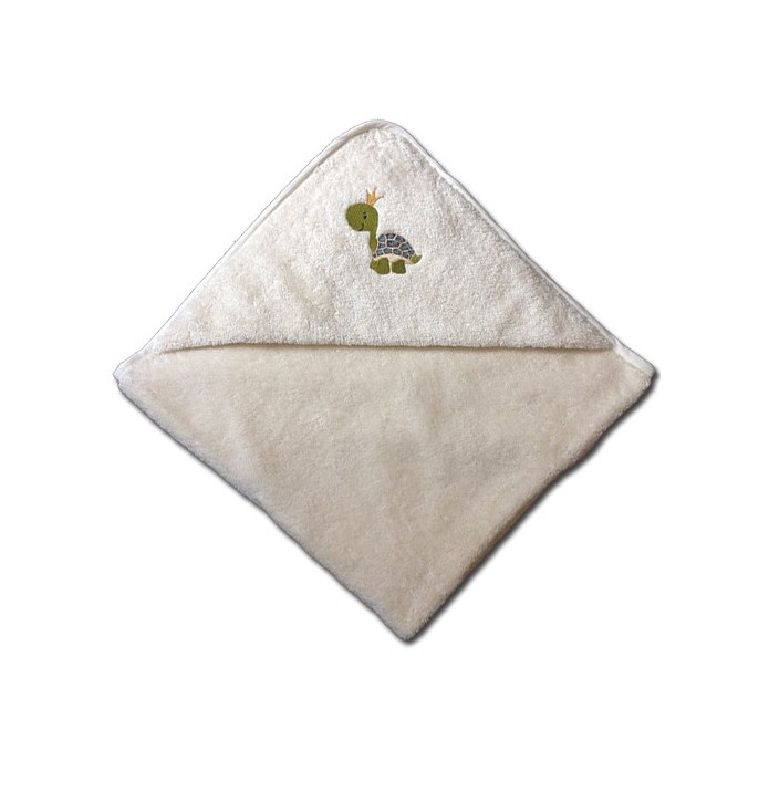 Cape de bain coton bio Tortue Aquanatura