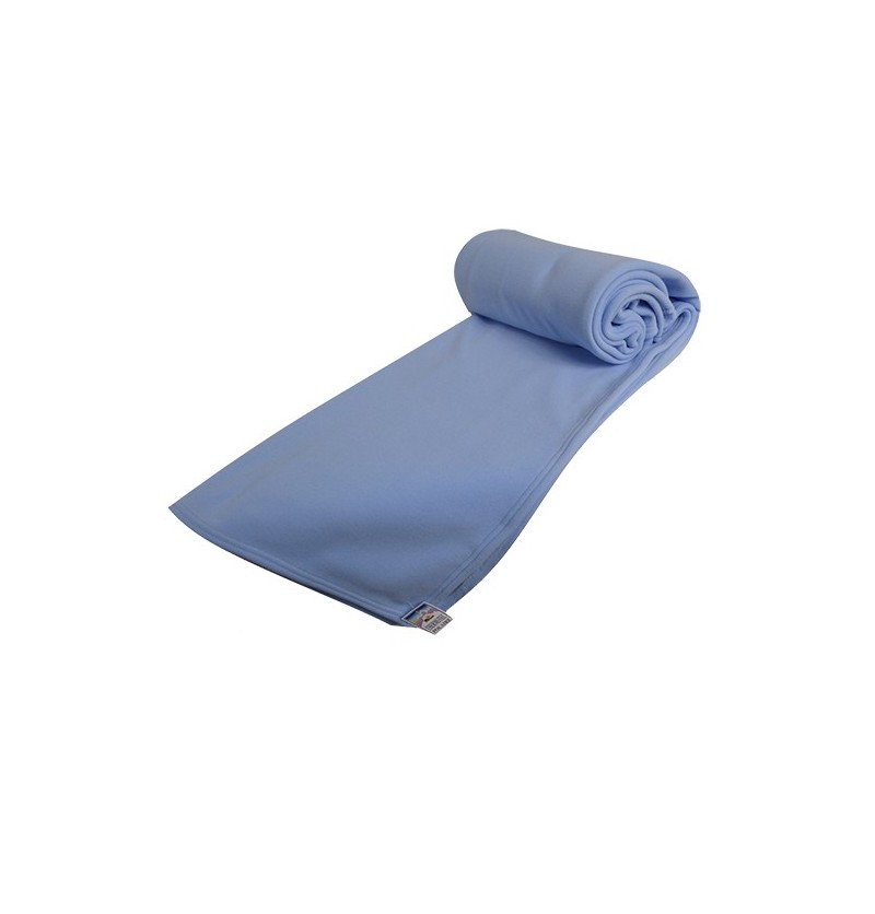 Couverture polaire légère Thermotec 200g/m² bleuet