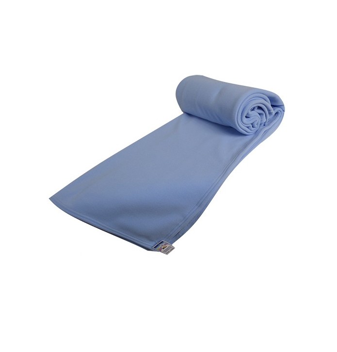 Couverture polaire légère Thermotec 200g/m² bleuet Ourson