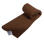 Couverture polaire légère Thermotec 200g/m² chocolat Ourson