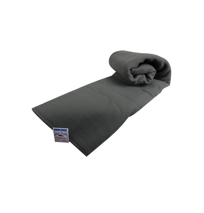 Couverture polaire légère Thermotec 200g/m² gris anthracite Ourson