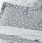 Taie d'oreiller coton Graphic - forme rectangle