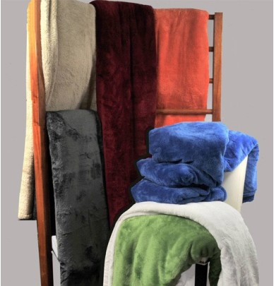 Couverture ultra microfibre 350g/m² Ourson