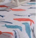 Nappe polyester Sardines zoom
