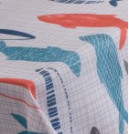 Nappe polyester Sardines zoom