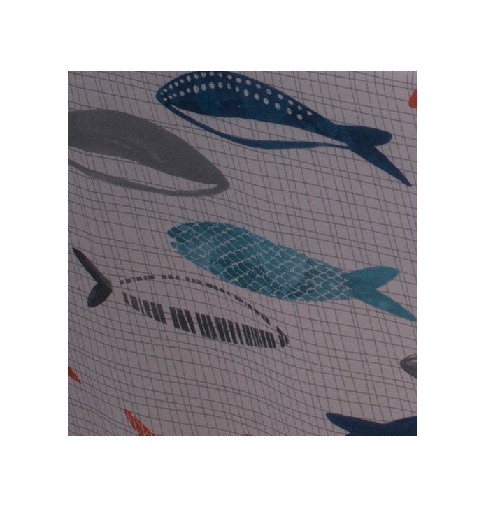 Nappe polyester Sardines zoom