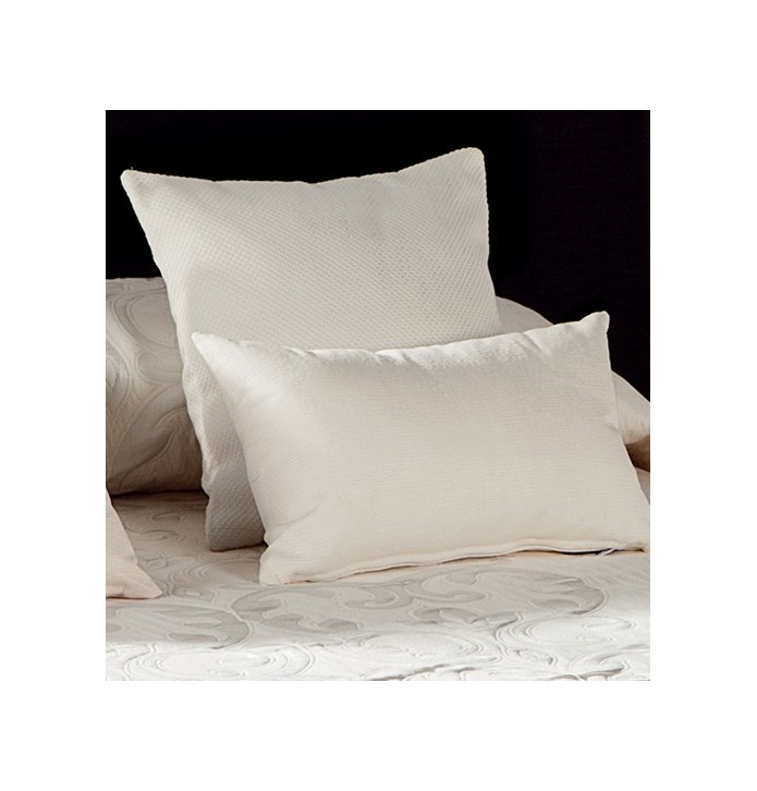 Coussin jacquard Bronson écru