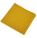 Lot de 12 serviettes de table Yuco curry