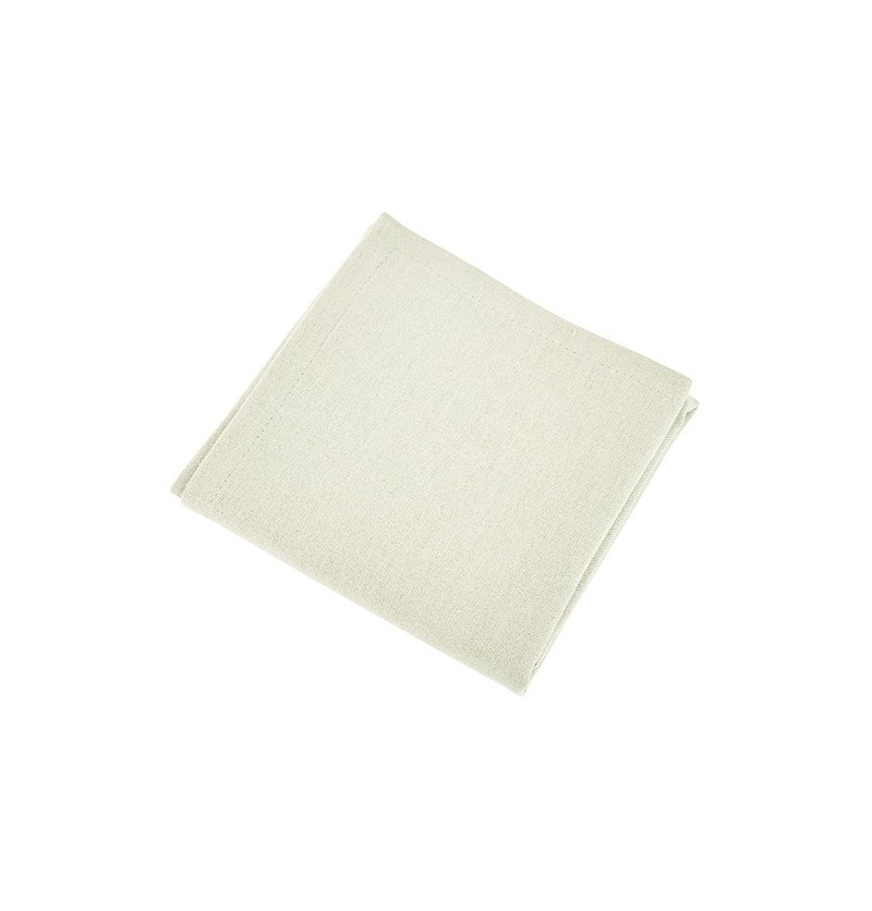Lot de 12 serviettes de table Yuco écru