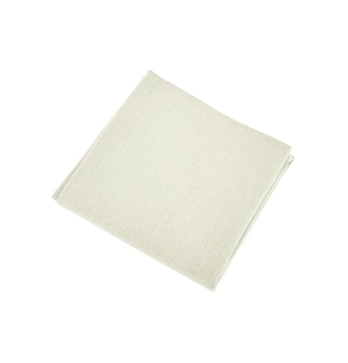 Lot de 12 serviettes de table Yuco écru