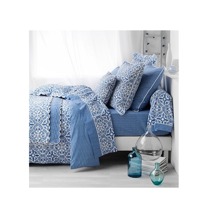 Taie de traversin percale de coton Athéna