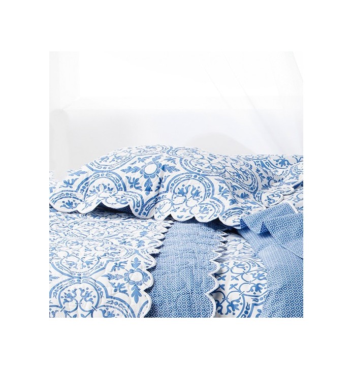Housse de coussin boutis Athéna La maison de Balmy