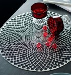 Lot de sets de table Beaujeu argent