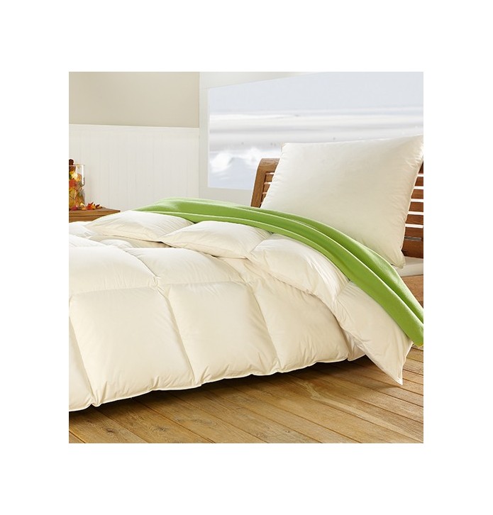 Couette 90% duvet de canard enveloppe coton bio Haussling Couette 90% duvet de canard enveloppe coton bio Haussling