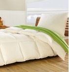 Couette 90% duvet de canard enveloppe coton bio Haussling