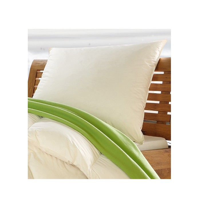 Oreiller 30% duvet de canard enveloppe coton bio Haussling