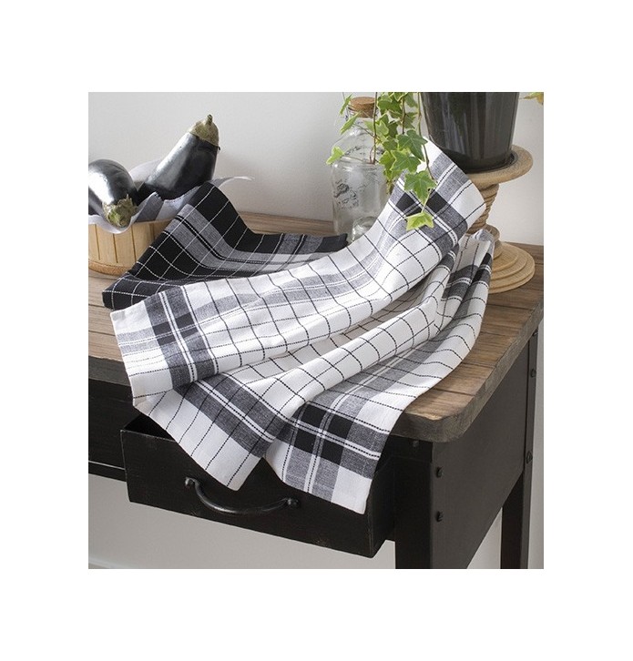 Lot de 4 torchons Auberville Calitex
