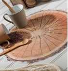 Lot de sets de table Rondin de bois Calitex
