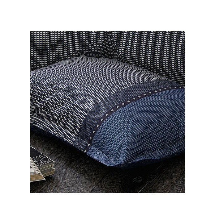 Taie d'oreiller satin de coton Enzo - forme rectangle