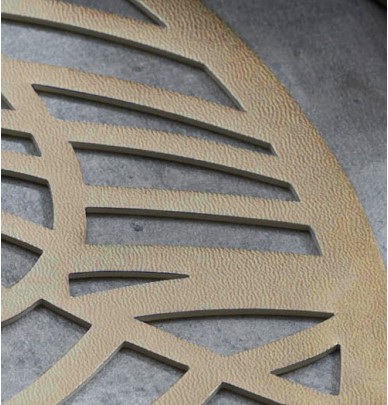 Lot de sets de table Feuillage or Calitex