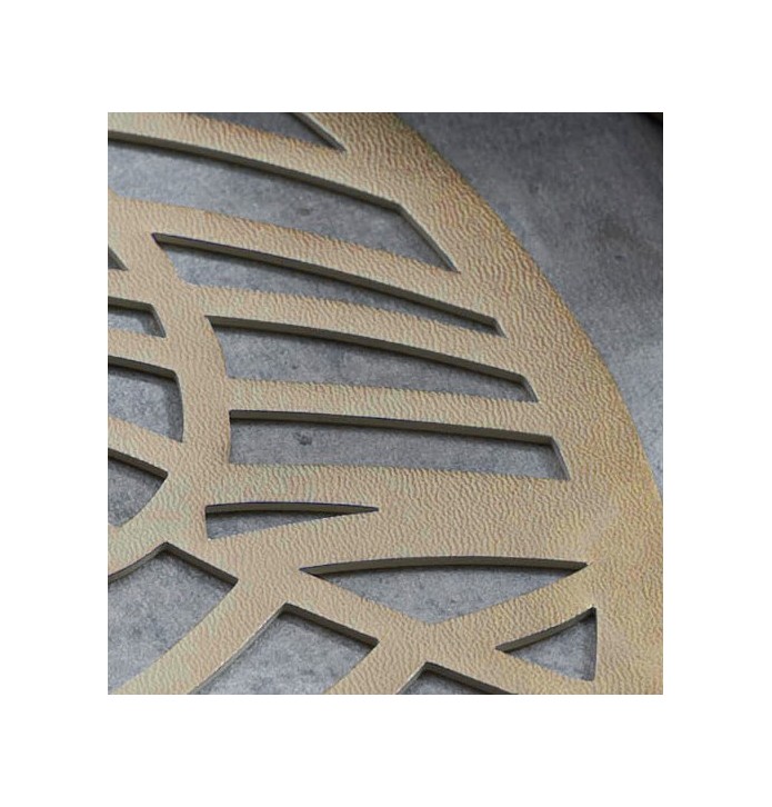 Lot de sets de table Feuillage or zoom