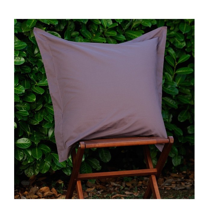 Taie d'oreiller coton bio cassis Aquanatura