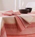 Serviette Charleston corail