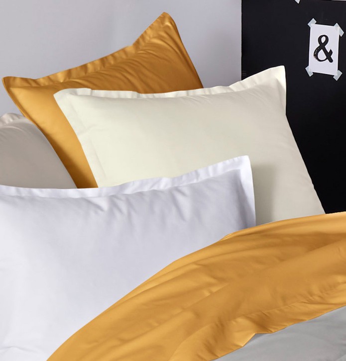 Drap satin de coton uni Tradilinge - Blancollection