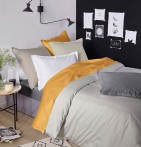 Taie de traversin satin unie Tradilinge - Blancollection