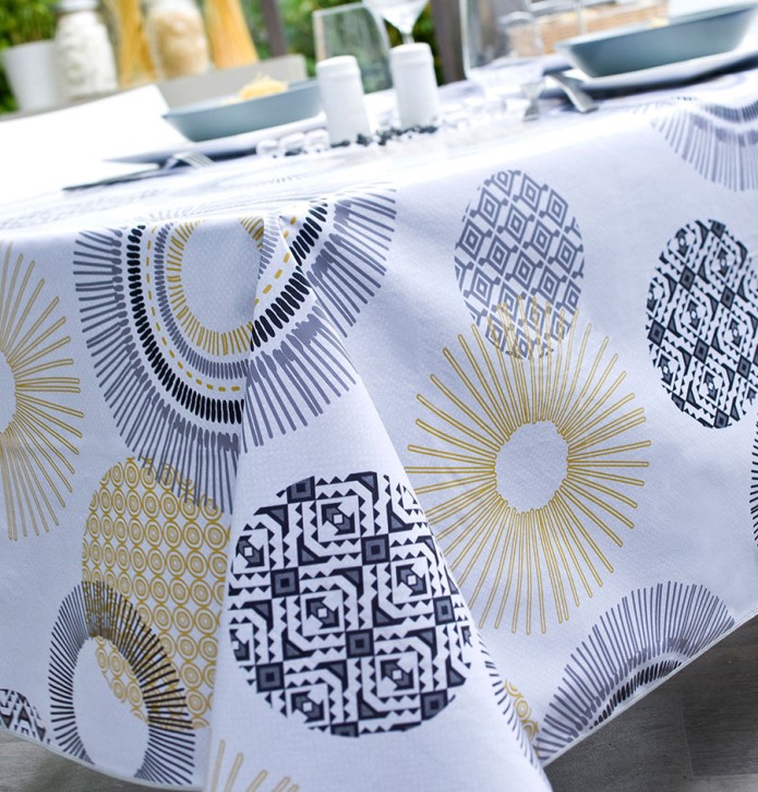 Nappe toile cirée Oasis Calitex Nappe toile cirée Oasis Calitex