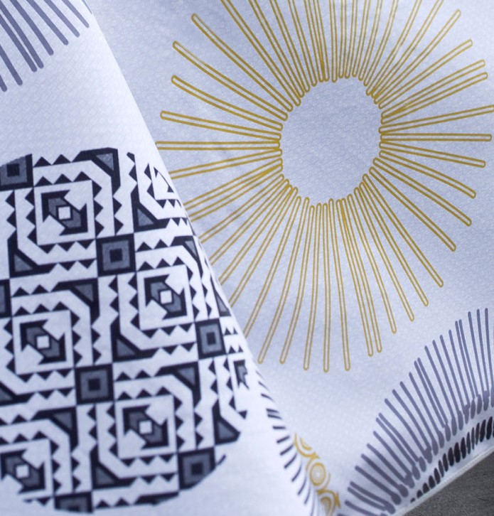 Nappe toile cirée Oasis zoom