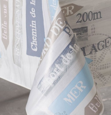 Nappe toile cirée Promenade des dunes Calitex