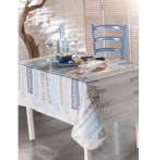 Nappe toile cirée Promenade des dunes Calitex