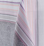 Nappe polyester Rayures Cachemire Calitex - Blancollection
