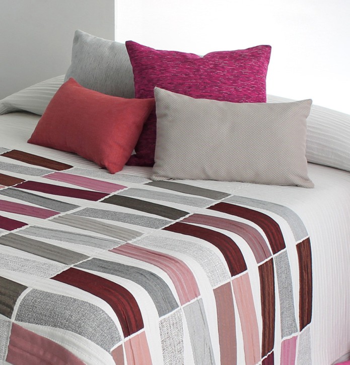 Coussin jacquard Tuenti lin Reig Marti - Blancollection Coussin jacquard Tuenti lin Reig Marti - Blancollection