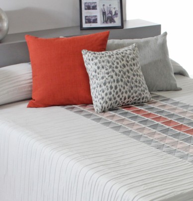 Coussin carré Pehuen orange Reig Marti