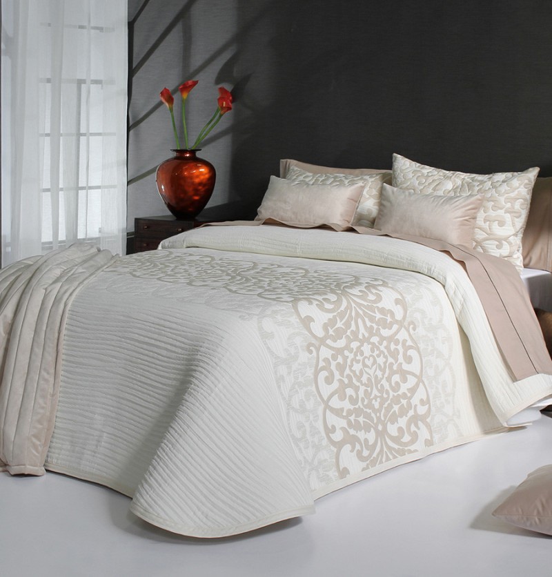 Couvre Lit Jacquard Pompey Reig Marti Blancollection