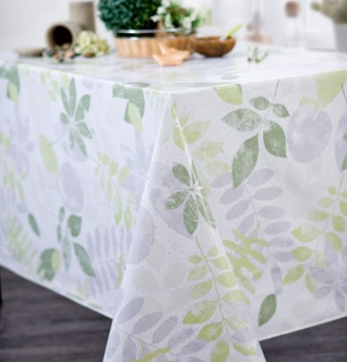 Nappe toile cirée Végétal Mix Calitex