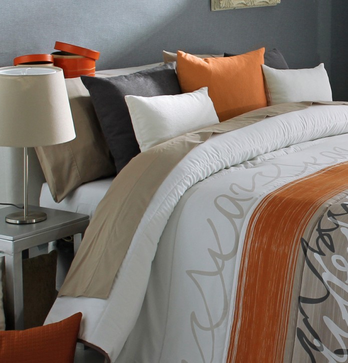 Housse coussin Bronson orange Reig Marti