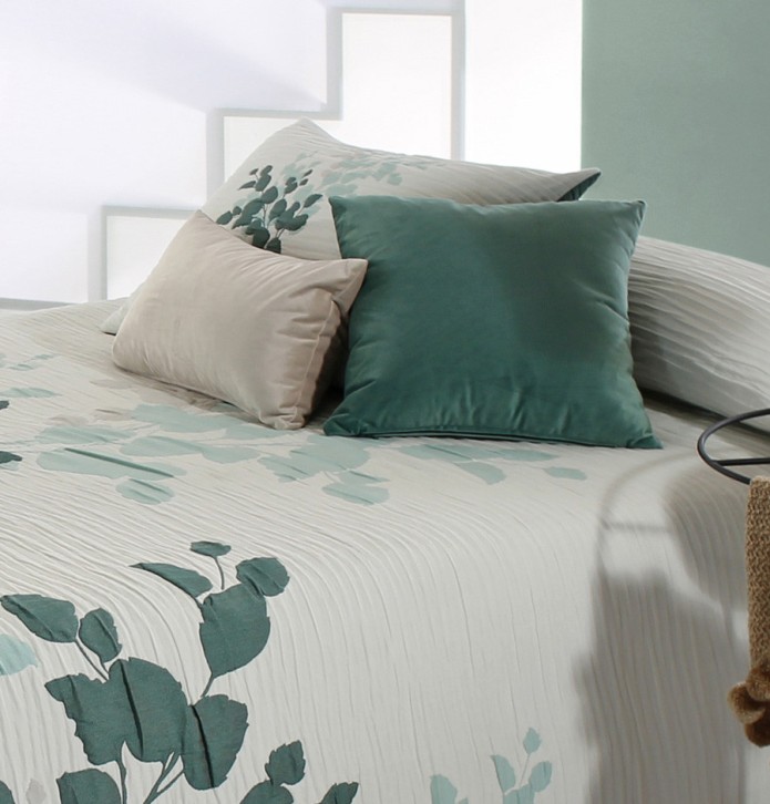 Housse coussin Venice vert Reig Marti - Blancollection