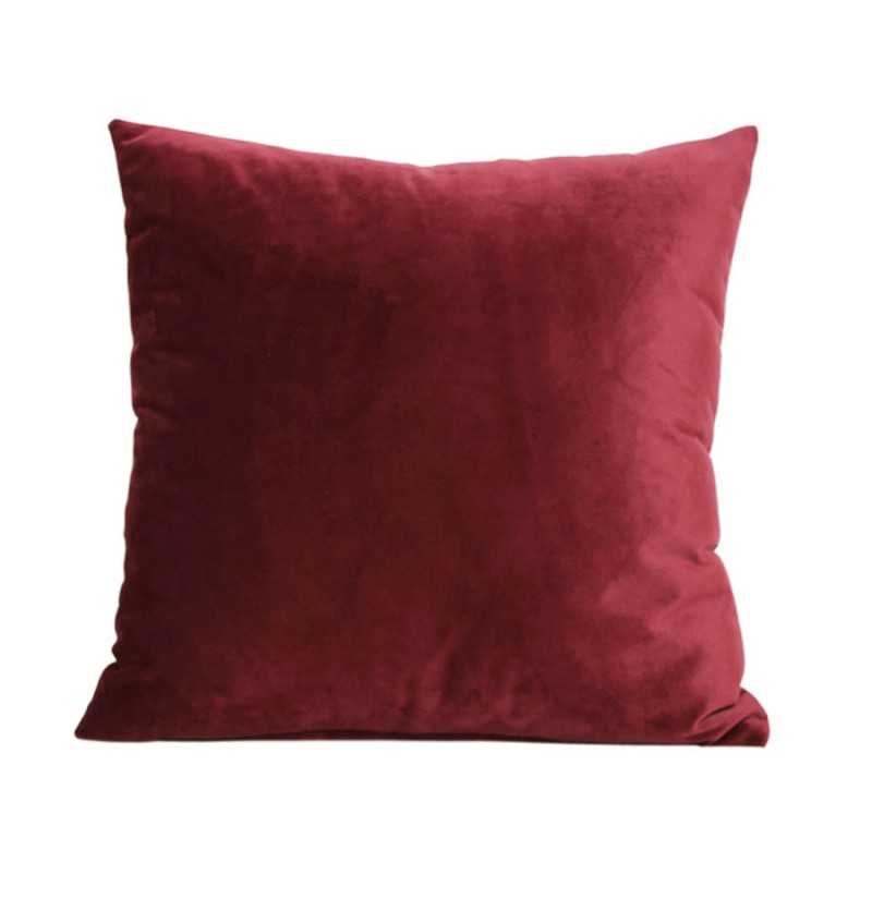 Coussin velours Venice bordeaux Reig Marti