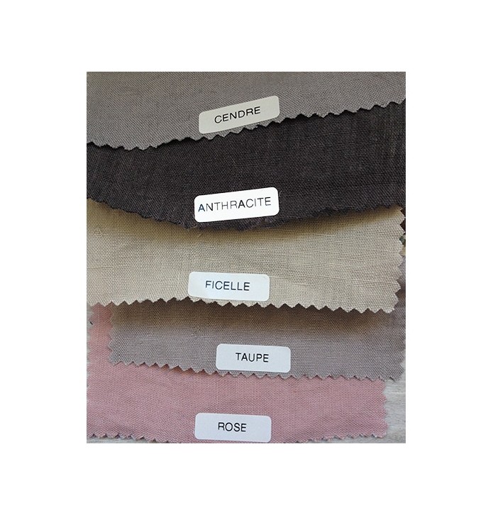Housse de couette lin lavé Sonate gamme coloris