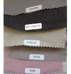 Housse de couette lin lavé Sonate gamme coloris