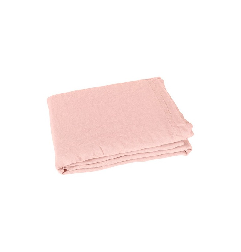 Drap lin lavé Sonate rose Vent du Sud