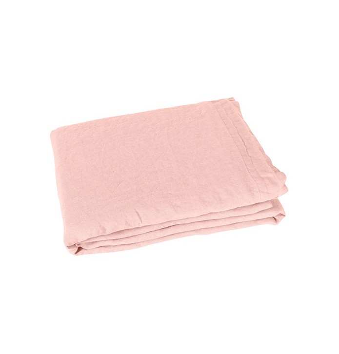 Drap lin lavé Sonate rose Vent du Sud Drap lin lavé Sonate rose Vent du Sud