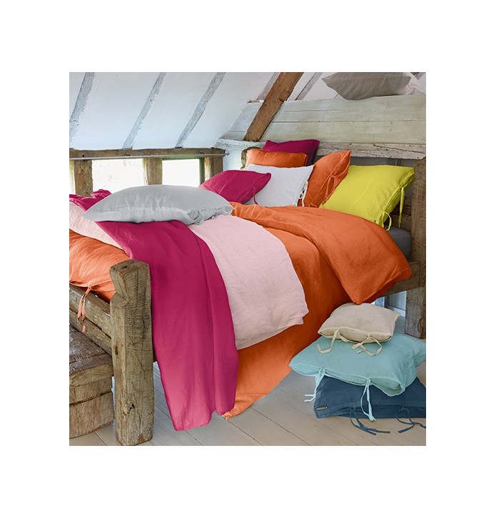 Housse de couette lin stone-washed