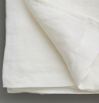 Drap en lin blanc Sylvie Thiriez zoom