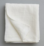 Drap en lin blanc Sylvie Thiriez