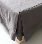 Cache-sommier chambray granit zoom