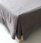 Cache-sommier chambray granit Sylvie Thiriez
